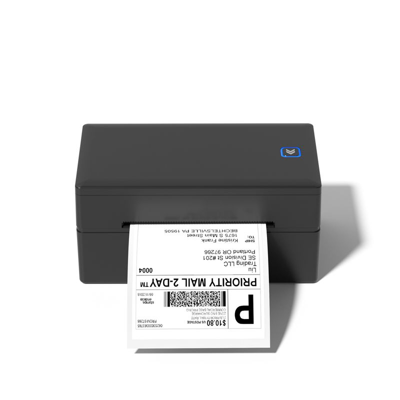 Drukarka termiczna GD985 Bluetooth do wysyłek i handlu elektronicznego, kompatybilna z systemem Windows, przenośna i łatwa w obsłudze (czarno-biała)​_voghion.com