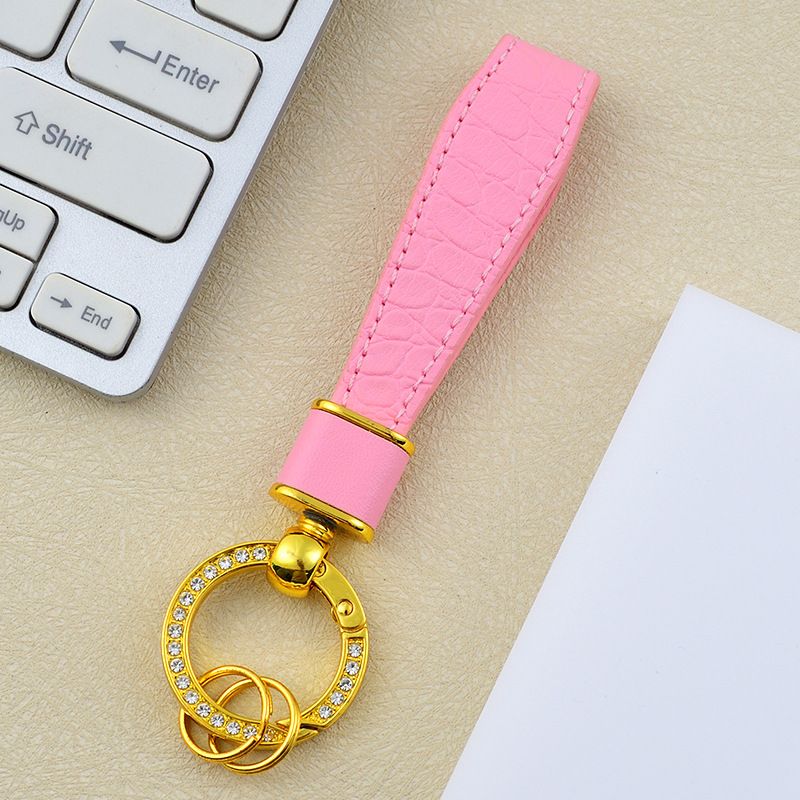 Couple Key Chain Leather Car Key Chain_voghion.com