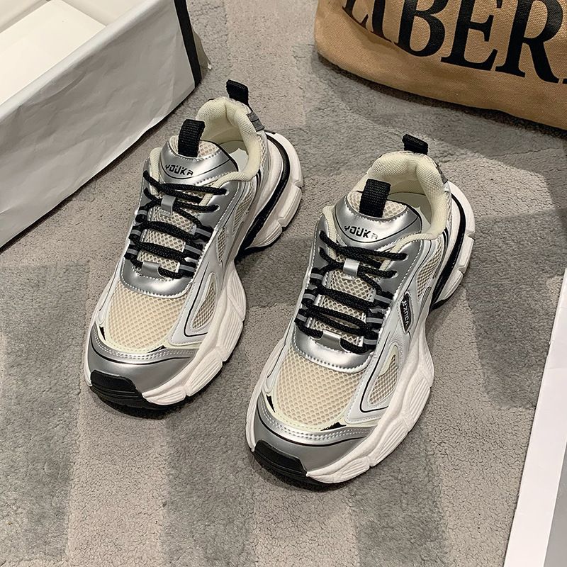 P Productos Europeos Deportes Nuevos Zapatos Daddy Mujer S Otoño Superficie De Malla Transpirable Casual Fondo Suave Correr_voghion.com