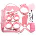 Giocattoli SM Props Set da 10 pezzi Corda di legatura Manette Allenamento Bavaglio Morsetti per capezzoli Sesso alternativo per adulti_voghion.com