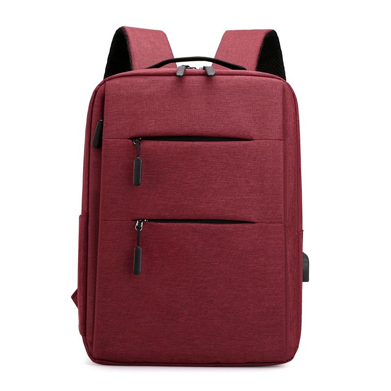 Fashion Business Men's Large Capacity Lightweight Backpack Solid Color Weight Reducing Breathable Computer Bag_voghion.com