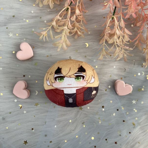Plush Dumpling Impact Genshin Albedo Xiao Zhongli Thoma Key Chain Soft And Safe Gift_voghion.com