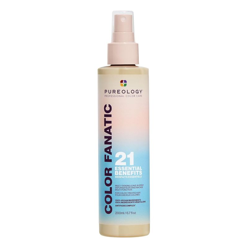 New Pureology Leave In Conditioner Color Fanatic, Heat Protectant Spray, Hair Detangler Spray, Shine UV Protection_voghion.com