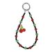 Kreative Kirsche Perlen Kette süße Tasche Anhänger Auto Schlüsselanhänger Telefon kleines Geschenk hängen Ornament_voghion.com