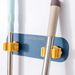 4 pezzi Supporto per scopa a doppia testa da parete per mocio da bagno, supporto per scopa, organizer per mensola, utensili da cucina e bagno_voghion.com