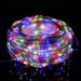 Guirlande lumineuse solaire d'extérieur étanche IP65 basse tension avec télécommande pour jardin, terrasse, décoration de fête de mariage_voghion.com