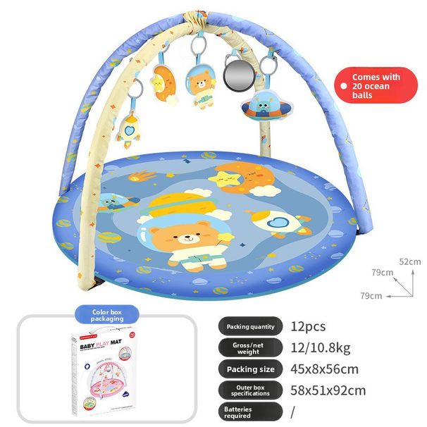Baby Hek Fitness Rek Speelgoed 0-1 Jaar Pasgeboren Baby Ocean Ball Klimmat Vloermat_voghion.com