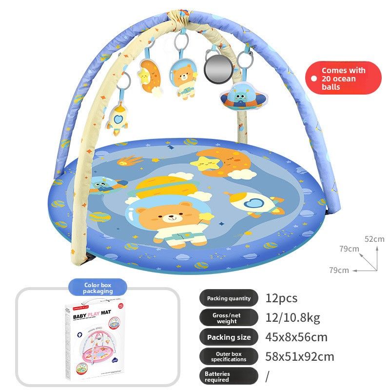 Baby Fence Fitness Rack Toys 0-1 Years Old Newborn Baby Ocean Ball Climbing Mat Floor Mat_voghion.com