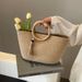 2024 New Fashion Commuter Large Capacity Women's Summer Beach Vacation Straw Basket Bag_voghion.com