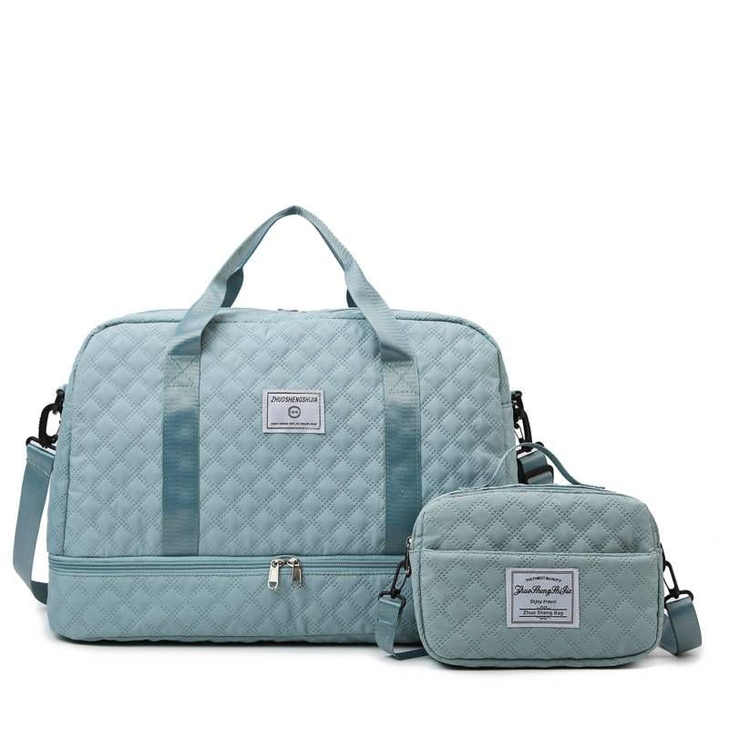 Designer fashion luggage Men's short-distance portable travel bag Women's multi-functional dry wet separation waterproof sports fitness bag_voghion.com