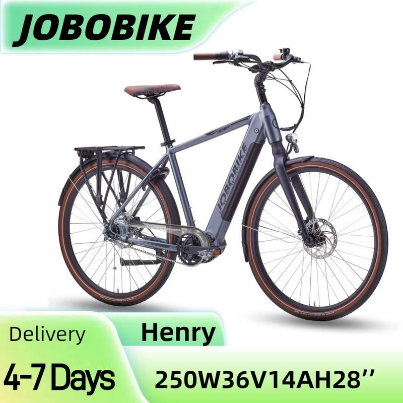 Electric Bike JOBOBIKE Henry 250W Mid-drive Motor 36V 14Ah_voghion.com