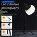 Lampada da studio per riprese fotografiche Sun Soft Beauty LED a tre colori, 100 W, per streaming live_voghion.com