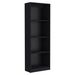 DEPOT E-SHOP Vinton Bookcase with Spacious Tier-Shelving Design, Black_voghion.com
