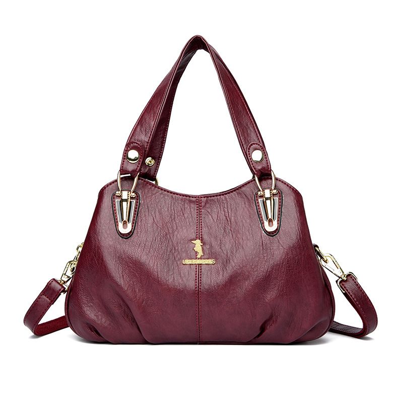 Trend creates 2024 new mother Korean version single shoulder crossbody bag trendy and atmospheric splicing handbag_voghion.com