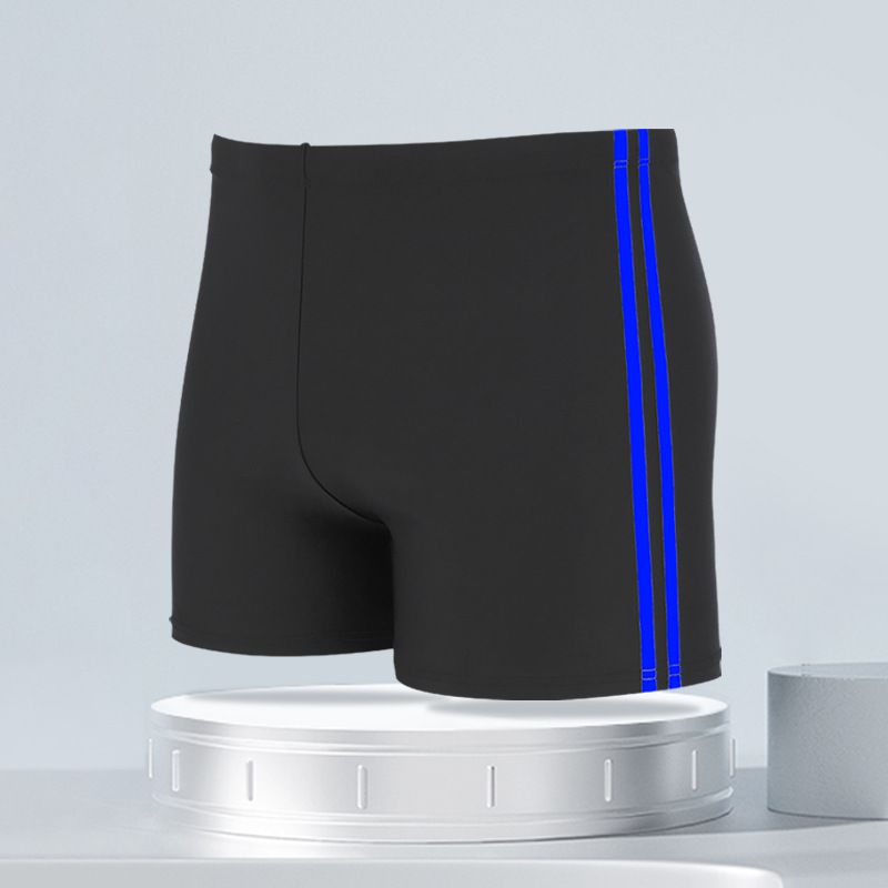 Two-Piece Suits Commerce Double Layer Swimming Trunks Men's Loose Anti Embarrassment Beach Pants Men's Large Size Trunks Hot Spring Swimwear_voghion.com