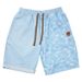 Men's Loose Size Summer Leisure Sports Waist Blossom Split Pants Big Shorts_voghion.com