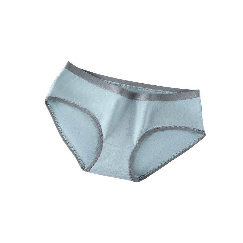 Orange banana concave sports style underwear for women, made of pure cotton, breathable, versatile, simple, contrasting_voghion.com