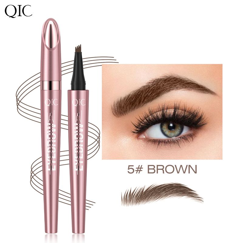 Matita per sopracciglia liquida quattro in uno, impermeabile, liscia e senza sbavature Wild Eyebrow_voghion.com