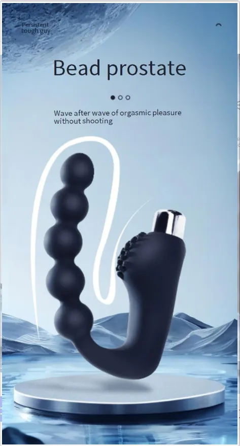 Sex Products MizzZee Prostate Battery Powered Adult Male Anal Prostate Vibration Massager_voghion.com
