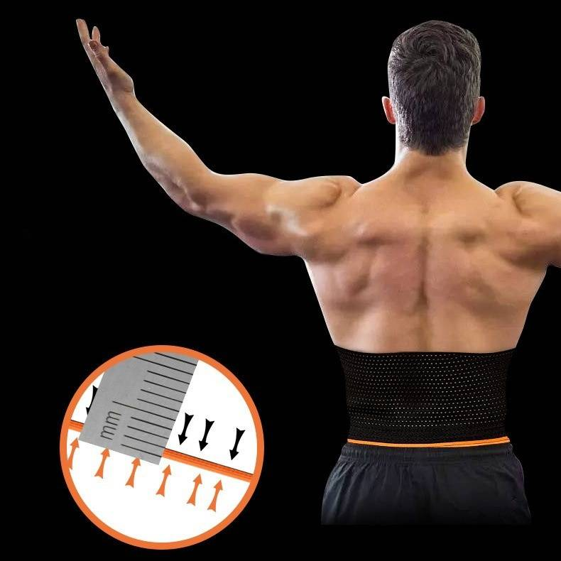 Ultradünner, atmungsaktiver Taillenstützgürtel – Einstellbare Kompression für Fitnessstudio, Laufen und Büro (3 Größen, 2 Breiten, Unisex-Design)_voghion.com