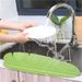 Kitchen sink side baffle leaf type with suction cup water baffle plate practical pool splash guard_voghion.com