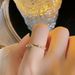 2024 New Heart For Women Fashion Light Luxury Niche Ins Trendy Internet Celebrity High-end Adjustable Open Ring_voghion.com