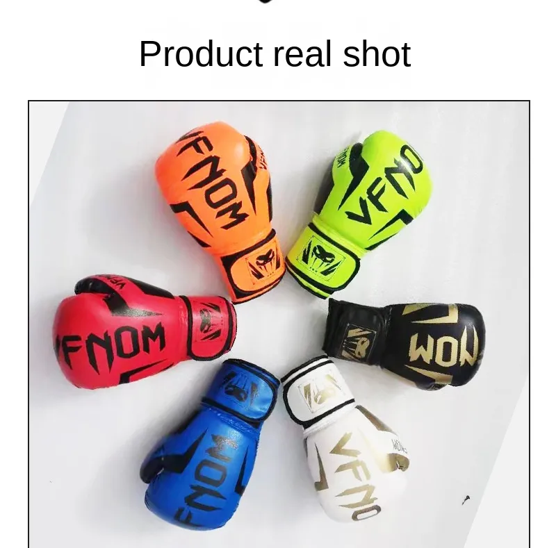 Kids Adult Boxing Gloves 6/8/10/12/16Oz Professional Sanda Muay Thai Fighting Gloves for Men Women Pu Taekwondo Punching Gloves_voghion.com