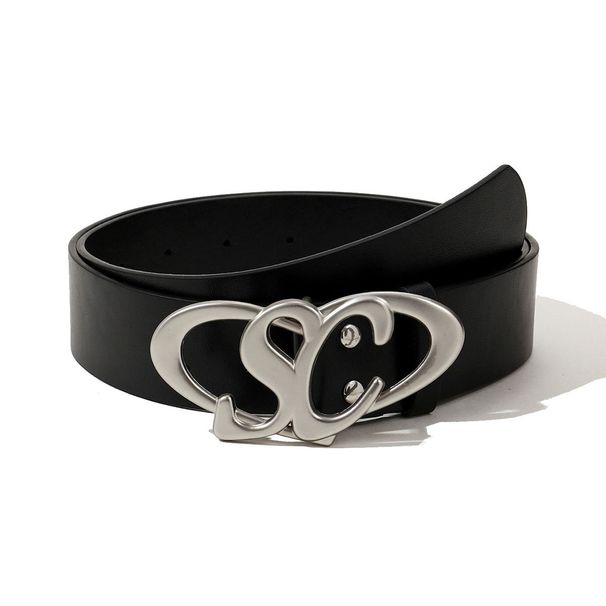 Punk For Women Genuine PU Leather Simple Versatile Fashion Decorative Jeans Korean Ins Style Wide Waist Belt_voghion.com