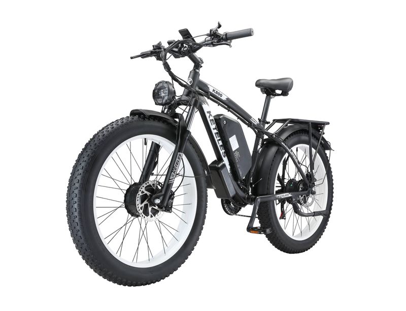 KETELES K800 Bici Elettrica 2000W 48V 23AH 26 Pollici Pneumatici Fat Freni Idraulici Ebike 21 Velocità Montagna Neve Fuoristrada Bicicletta Elettrica_voghion.com