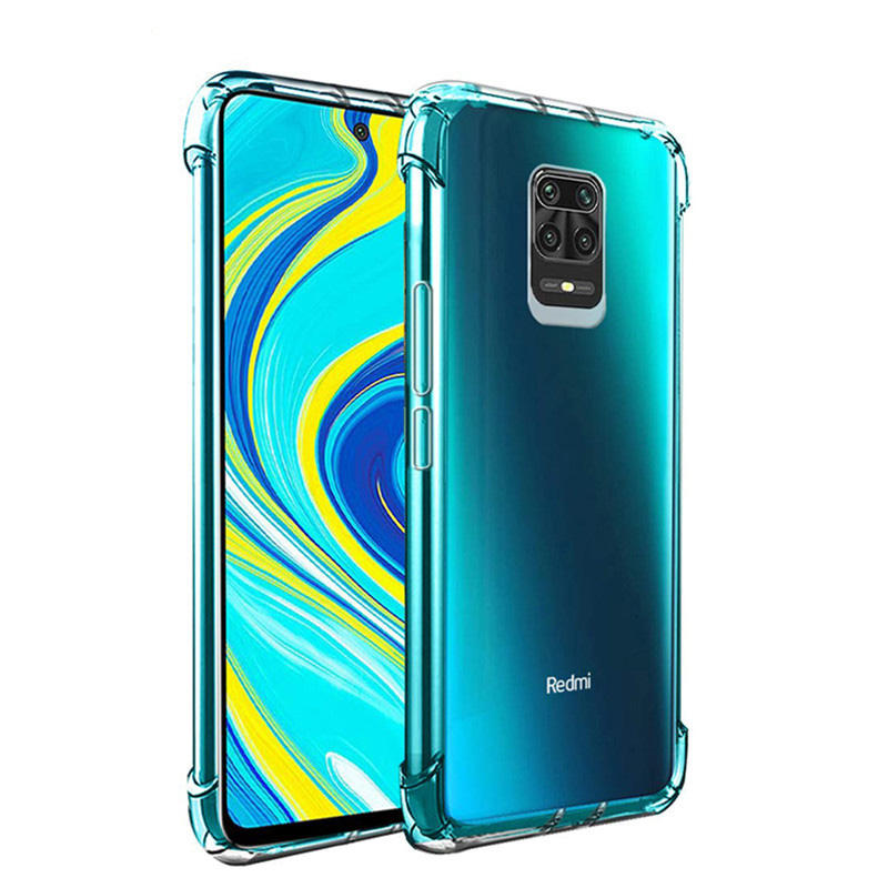 Stötsäkert silikonfodral för Xiaomi Redmi Note 11 11S 11T 10 10S 10T 9 8 Pro 10A 10C 9A 9C 9T Klart ultratunt bakstycke_voghion.com