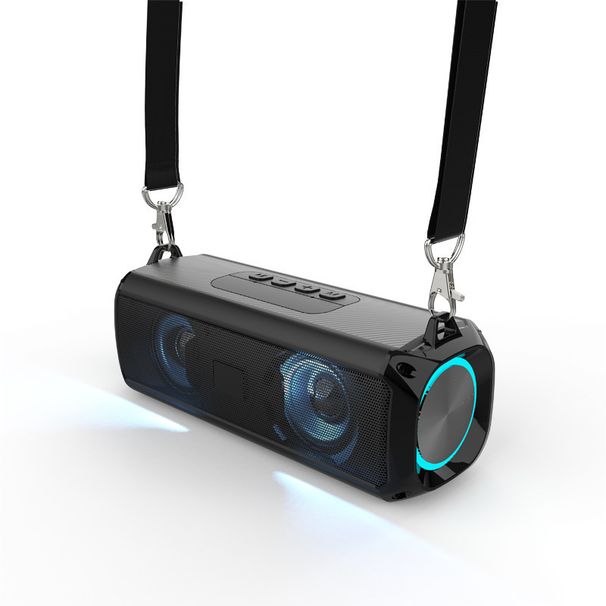 Portable Speakers New Wireless Bluetooth Speaker Strap Type Double Speaker Subwoofer Outdoor Multi Function Audio_voghion.com