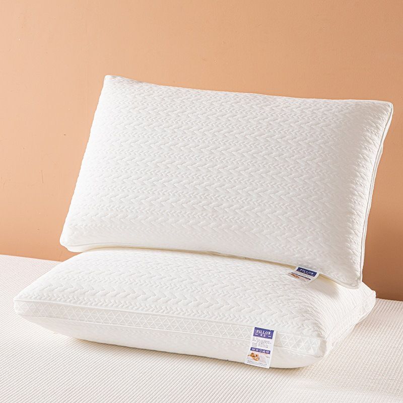 Knitted Fabric Three Dimensional Health Care Cervical Pillow Household Adult Pillow Core High Rebound Soft And Comfortable_voghion.com