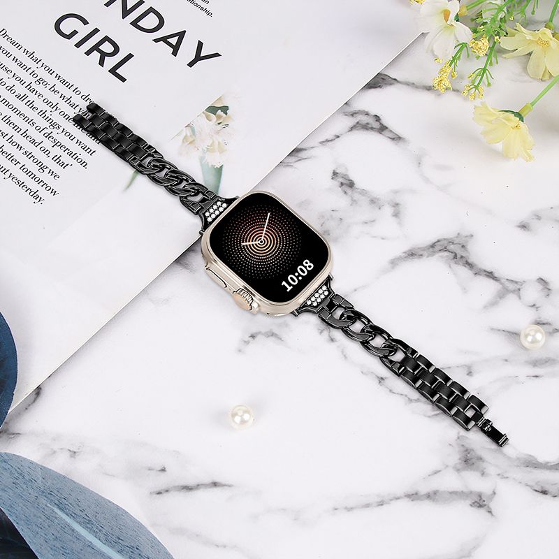 Diamond Strap for apple watch 8 band Ultra 49mm 41mm 45mm Jewelry Women Bracelet iwatch series 7 6 5 4 3 2 1 se 38 40 44mm 42MM_voghion.com
