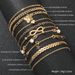 New High-End Infinity Symbol For Women, Butterfly And Star Simple Personality Style Anklet Set_voghion.com