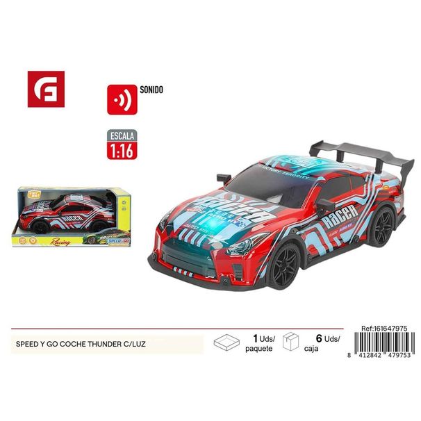 Speed and Go Car With Light - Children's Toys_voghion.com