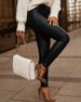 Women's new high waist fashion street photography tight faux leather pants_voghion.com