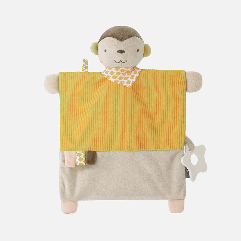 Peluş Hayvanlar Yumuşak Yaşam Bebek Yatıştırıcı Peluş Bebek Maymun Yatıştırıcı Oyuncak 0-1 Yaş Bebek Uyku Yatıştırıcı Oyuncak_voghion.com