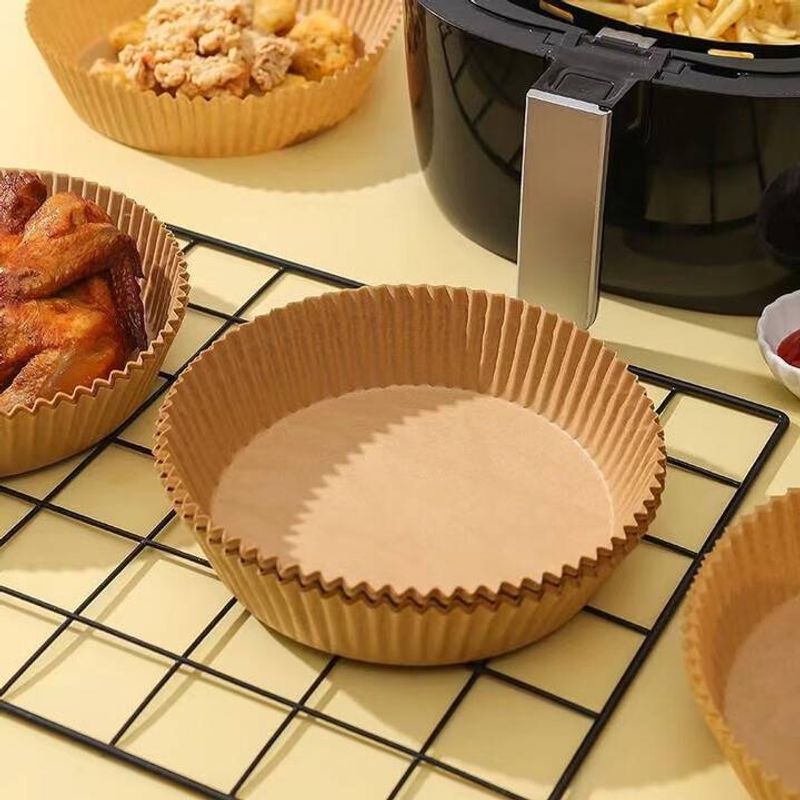 ​​110-Pack Air Fryer Parchment Paper Sheets - Non-Stick, Greaseproof & Pre-Cut For Perfect Cooking Every Time​_voghion.com