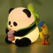 Flower Panda Night Light Cartoon Bedroom Atmosphere Light Children's Gift Pat Light Timing Sleep Night Light_voghion.com