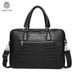 SCHLATUM Genuine Leather Crocodile Grain Briefcases Hard For Men 15.6 Inch Laptop Briefcase Bags Computer Bag Handbags_voghion.com