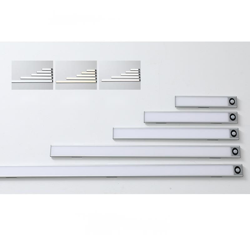 Ultradünner, intelligenter, wiederaufladbarer, magnetischer, selbstklebender LED-Lichtstreifen mit Bewegungssensor für den Kleiderschrank und Weinschrank_voghion.com