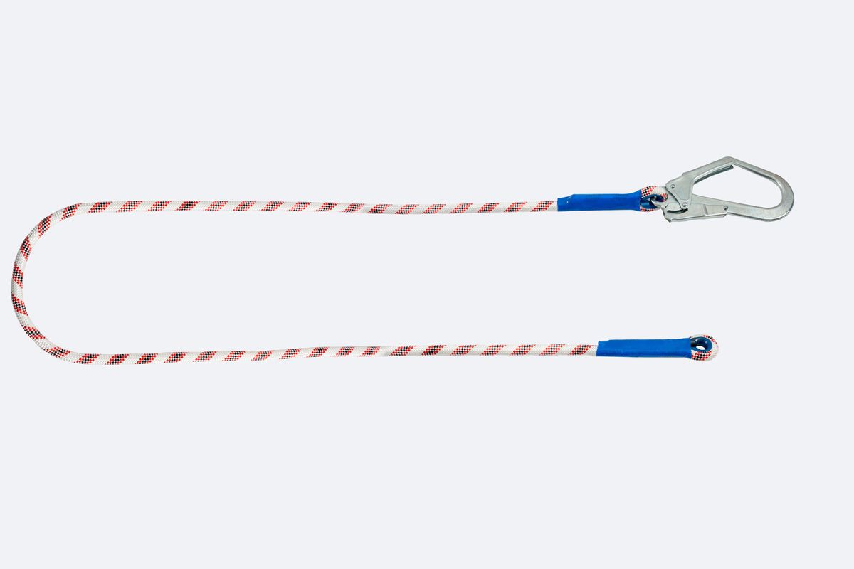 CE EN355 Gurt-Rückenverbindungsschutz Polyester Verdickter Doppelter großer Hakenpufferpaket Absturzsicherungsseil_voghion.com