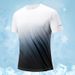 Men's Clothing Ice Silk Short Sleeve Thin Gradient Casual Sports Outdoor T Shirt_voghion.com