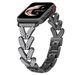 Applicable to watch 78910 series universal V shaped diamond iwatch thin metal strap_voghion.com
