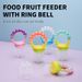 Mother & Kids Baby Fruit And Vegetable Music Rattle Design Food Pacifier Fruit And Vegetable Bag Complementary Food Bite Pacifier_voghion.com