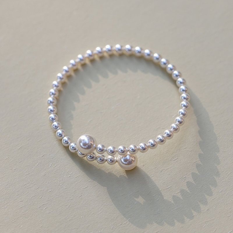 1PCS Imitation Pearl Bracelet Stretchable Pearl Bracelet Pearl Bracelet For Women Bridal Jewelry Gift_voghion.com