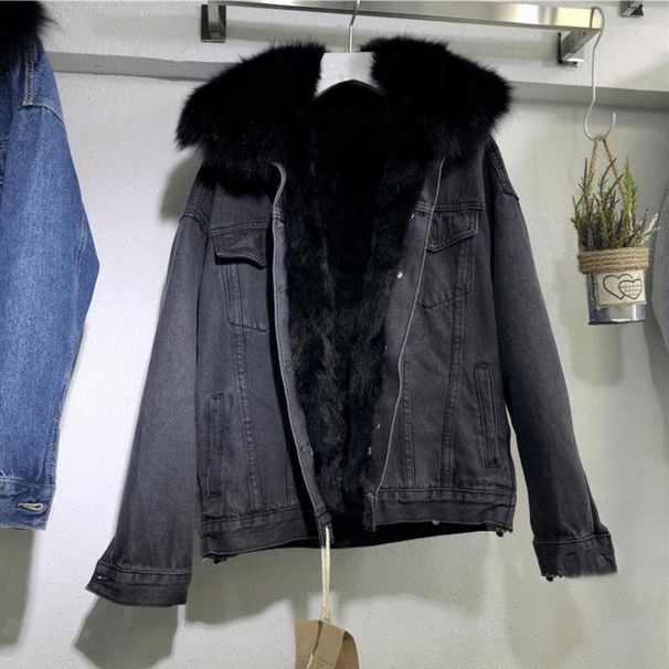 Lockere und flauschige All-in-One-Daunenjacke für Damen_voghion.com