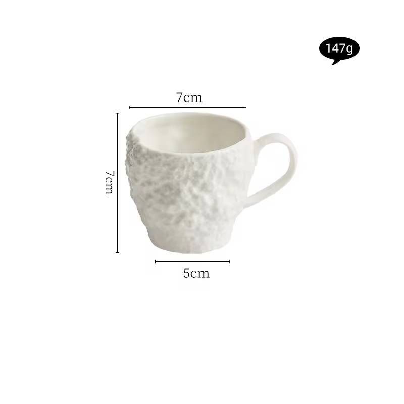 Rock pattern milk cup breakfast cup ceramic coffee cup creative English afternoon tea mug water cup_voghion.com