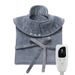 Gilet riscaldante regolabile per alleviare il dolore al collo e alle spalle - Terapia a 6 temperature e 4 timer (60x90 cm, uso globale 100-240 V, certificato CE/FCC, blu/grigio)_voghion.com
