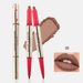 Lip Liner Double Headed Lipstick Lip Liner Two In One Multi Color Matte Long Lasting Lip Plumping Non Fading Hook Liner Pen_voghion.com